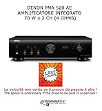 Amplificador integrado Denon PMA 520 Ae Amplificador Integrado 70 W x 2 CH (4 Ohms) Black