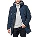 Produktbild Männer Daunenmantel Winter, Sonnena Herren Langarm Kaschmir Dicker Wintermantel Übergröße Reißverschluss Lang Outwear Mantel Casual Warme Bluse Steppjacke Coat