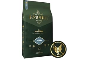EMPIRE GENUINE PETFOOD STORY Empire Prime Monoproteinowa karma dla psów 2 kg, dla szczeniaków i młodych psów, dla małych i średnich ras, sucha, bez zbóż, dla juniorów – świeża jagnięcina, hipoalergiczna, bez kurczaka,