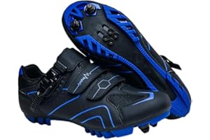 Hixingo Cycling Shoes Mens Womens MTB Bicycle Shoes Sneaker Bike Breathable Mountain Shoes SPD Compatible Cleat Shoe