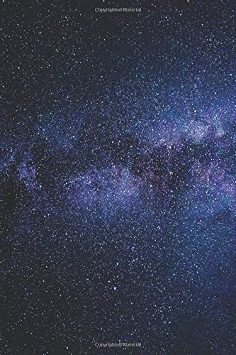 Preisvergleich Produktbild Journal: Space Milky Way Galaxy 6x9 Lined Journal Notebook 200 Pages