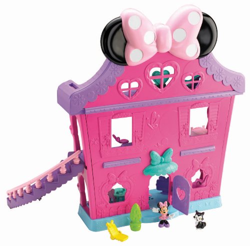 FISHER PRICE DISNEY MINNIE MOUSE MAGICAL BOW SWEET HOME DOLLS HOUSE FIGURES TOY GIRLS KIDS CHILDRENS PLAY SET