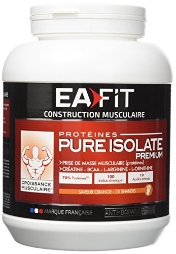 EAFIT Pure Isolate Premium Protéine Whey Orange 750 g