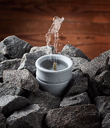 Saunabrunnen aus Speckstein für den Saunaofen -Solina- 60 ml (Hukka Design) - 2