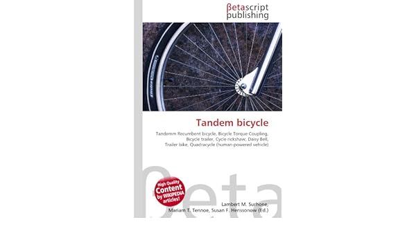 tandem recumbent bicycle