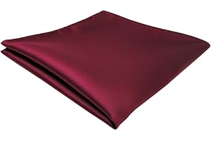 TigerTie - Fazzoletto da taschino di design in tinta unita - fazzoletto pochette fazzoletto cavallerizzo - misura 30 x 30 cm