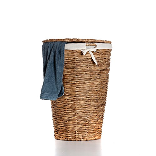 Casa Mina Wäschekorb Wäschebox Wäschesammler aus Wasserhyazinthe "Akita" 54cm