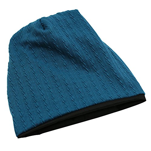 Boy Girl Fashion Trendy Baby Toddler Child Hat Knit Beanie Warm Winter Cap (Blue)
