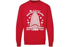 Merch Kingdom Nakatomi Plaza Christmas Sweatshirt Xmas Movie Unisex Jumper Sweater