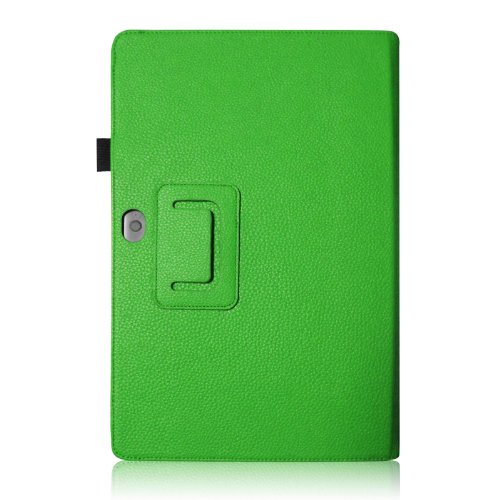 [Eckenschutz] Fintie Microsoft Surface Pro / Pro 2 Hülle Case – Hochwertige Kunstleder Slim Fit Stand Cover Tasche Schutzhülle Etui mit Stylus-Halterung für Microsoft Surface Pro / Pro 2 10.6″ Zoll Tablet, Grün - 7
