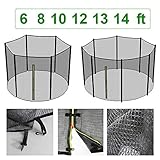 Greenbay 6ft 8ft 10ft 12ft 13ft 14ft Replacement Trampoline Safety Net Enclosure Surround