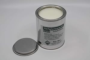 SCHUTZMARKE WASSERROSE Wasserrose® 600 g (1kg=28,32€) BOHNERWACHS HARTGLANZWACHS BODENWASCHS TRENNWACHS Weiss (FARBLOS) Made IN Germany