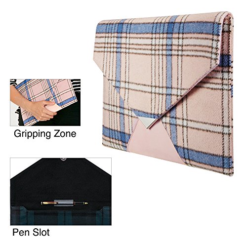 Macbook 12 Zoll Tasche, ESR® Courier Series Macbook 12 Zoll Schutzhülle Premium PU Ledertasche für Macbook 12 Zoll (Braun) - 4