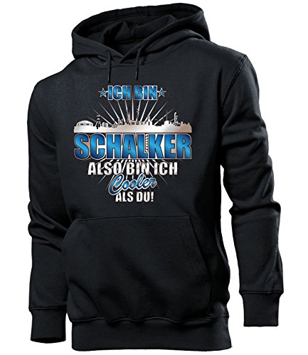 ICH BIN SCHALKER ALSO BIN ICH COOLER ALS DU 4619 Herren Hoodie (HKP-SW) Gr. XL