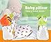 Baby Infant Safe Sleep Positioner Prevent Flat Head Shape Anti Roll Pillow Fixed