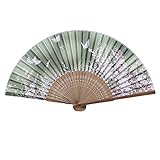 【Ein besseres Requisiten Objekt】Dieser Manual Silk Fan ist eine gute Wahl für Opern, Dramen, Abende und Theateraufführungen: Wenn der Schauspieler mit diesem Fan tanzt, wird er viel Aufmerksamkeit auf sich ziehen und der Aufführung mehr Schönheit verleihen.