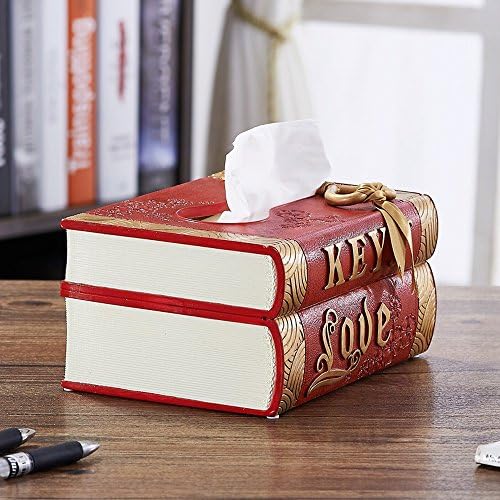 Main Material: Lace,European lace fabric tissue box living room family car tray volume carton napkin sets,Creative European style living room tray tissue box home American retro resin book paper pum