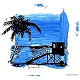 Palme, Ozean, Strand ... für diese Brandung der schönen Kunst. Surf Dekor auf KunstDruck