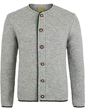 Herren St. Peter Trachten Trachten Strickjacke grau tanne, grau,