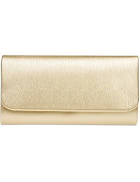 CASPAR TA371 Damen Baguette Clutch Tasche Abendtasche
