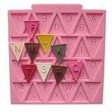Kuchendekorationsform Art Kitchen Baby Shower Wimpelkette Flaggen Party 3D Silikon Form Fondant Kuchen Dekoration Topper