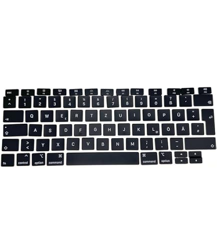 Pardarsey Tastiera Di Ricambio Tedesca QWERTZ Per MacBook Air 13" A1369 A1466 (2011-2015)