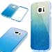 Produktbild Samsung Galaxy S7 edge Case Bling Crystal Design Case Protective Case VertTek Cover Silicone Bumper and Anti-scratch Plating Blue Shinning Glitter Bling Case Cover TPU Soft Silicone Gel Back Cover with Fashion Plastic Phone PC Frame for Samsung Galaxy S7 edge