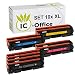 Produktbild 10 XL Toner Set kompatibel für HP 205A HP205A CF530A CF531A CF532A CF533A Color Laserjet Pro M154a M154nw MFP M180n MFP M180nw MFP M181fw - Schwarz je 1.100 Seiten, Color je 900 Seiten