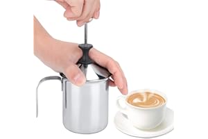 INSGB DIY Coffe Latte, Coffe Frother Milk Foamer, Milk Frother Handheld Coffee Foam Latte Milk Foother, para el hogar