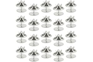 BGTXINGI Lot de 100 fermoirs papillon de 11 mm avec 100 épingles à cravate de 10 mm en argent pour la fabrication de bijoux et les travaux manuels (argenté)