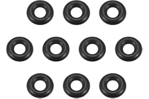 sourcing map 10 Stück O Ring Dichtung 3,2 mm x 8 mm x 2,4 mm Metrische Nitrilkautschuk Dichtungsringe Gummi für Sahnespender Pumpe Schnellkupplung Umfülladapter Uhrendichtungen