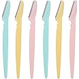 Fine Lines - Eyebrow Razor - Pack of 6, with Guarantee | Face Razors for Women, Manual Shavers before Makeup | Eyebrow Shaper, with Dermaplaning Razors for Face | Facial Hair Remover