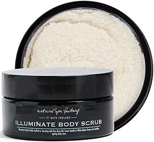 Illuminate Natural Body Scrub with Rice Bran, Skin Brightening Treatment, 200ml