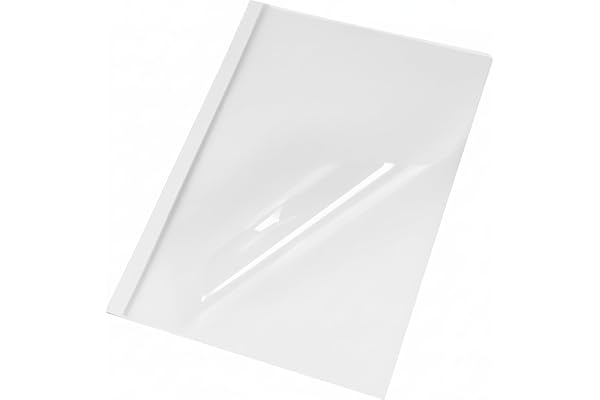 Pavo - Couverture thermique A4-3 mm, capacité 16 à 30 feuilles - transparent/blanc - par 100