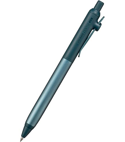 Stylo Uni-ball ZENTO 0.38mm Argent - Modèle Signature - Recharge Encre - Neuf Avec Étiquettes