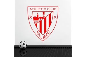 Vipol. Escudos equipos deportivos varios tamaños (AT.BILBAO 58X62 ROJO)