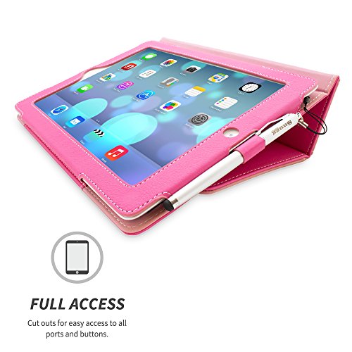 iPad 4 und 3 Hülle (Pink), Snugg – Smart Case mit lebenslanger Garantie + Sleep / Wake Funktion - 5
