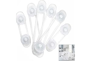 iwobi Bloquet de Sécurité Enfant, 6Pcs Securite Placard Enfant et Bébé Sur Placard, Armoires, Tiroirs, Fours