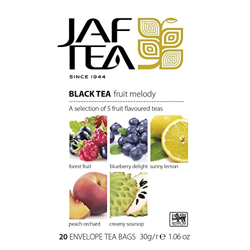 JAF Black Tea Fruit Melody, 1.5g (20 Tea Bags) RS.160 (18.00% Off) - Amazon