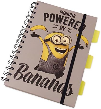 Cool Retro Powered by Bananas - Premium Official Licensed Notebook in a handy A5 Size