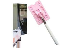 Onlynery Telescopic Pole Card Holder - Contactless Parking Vehicles Number Stick Card Holder - Durable Tool for Reach Parking Ticket for Paying Parking Fees, Card Stick