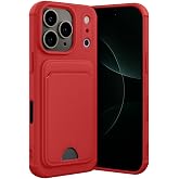 CONSTRAIN Apple iPhone 18 Pro Max ve iPhone 17 Pro Max İle Uyumlu Kartlıklı Kamera Korumalı Esnek Silikon Telefon Kılıfı Arka