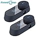 Price comparison product image Fodsports Original Helmet Intercom Wireless Bluetooth Interphone Motorcycle 800m Intercom Helmet Headset FM Tuner Hi-Fi Speaker 3 Riders with LCD Screen (Pack of 2)