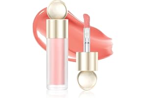 ‎OFANYIA Ofanyia Liquid Blush, Soft Cream Blush Face Makeup, Moisturizing Lightweight Blendable Feel, Natural-Looking, Easy to Blend Soft Velvet Liquid Blusher for Cheek (01#)