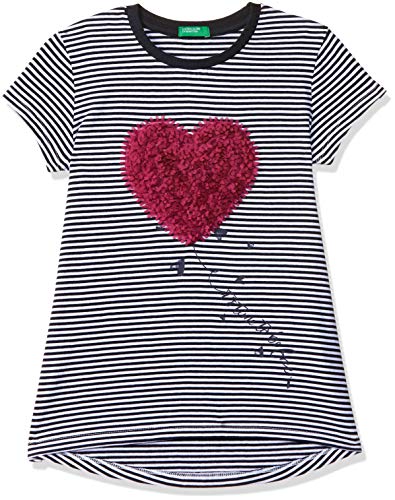 United Colors of Benetton Girls Striped Regular fit T-Shirt RS.449 (55.00% Off) - Amazon