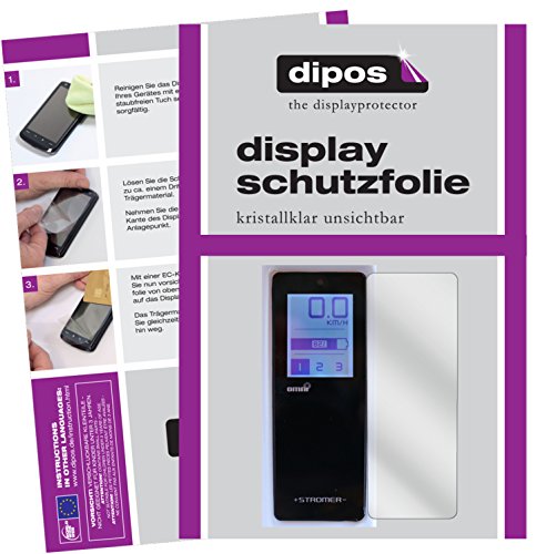 dipos I 3x Screen Protector compatible with Stromer ST2 Omni-Display Protection Films clear
