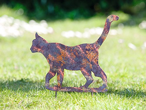 Gartensticker „Schimmer Katze“ - 2