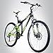 Produktbild Bergsteiger Buffalo 26 Zoll Mountainbike, geeignet ab 155 cm, Scheibenbremse, Shimano 18 Gang-Schaltung, Vollfederung, Jungen-Fahrrad & Herren-Fahrrad