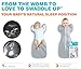 Love to Dream Swaddle Up LTD101001GRS Wrap-Around Sleeping Bag for 3 to 6 kg Grey
