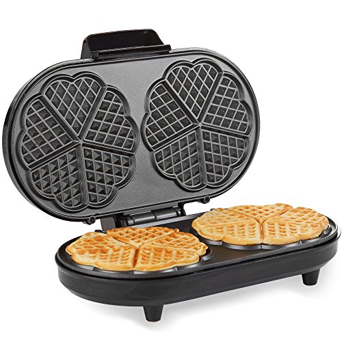 Andrew James Belgian Waffle Maker Electric Iron with Large Deep